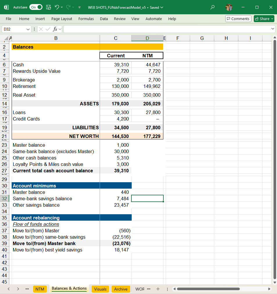 Excel NTM Tab