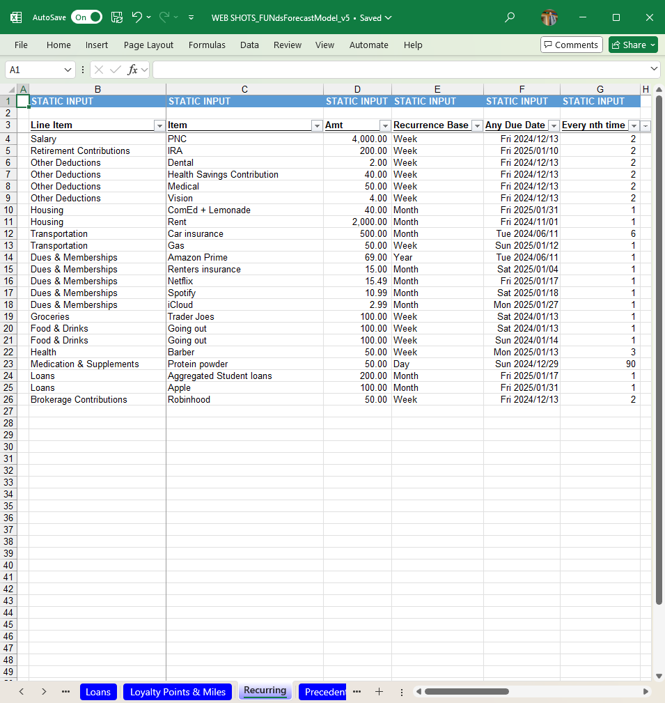 Excel NTM Tab